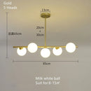 Axyaa LED Glass Ball Chandeliers for Home Decor & Kitchen Lighting