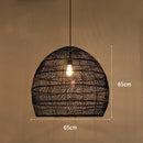 Axyaa Weave Pendant Lamp - Nordic Style Chandelier for Home Indoor Lighting
