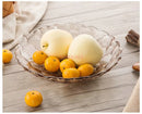 Axyaa Glass Fruit Plate Modern Living Room Snacks Firm Fruit Plate