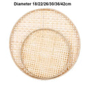 Axyaa Bamboo Weave Sieve Raft: Easy Clean, Decorative Home Decor in 6 Sizes