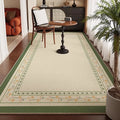 Axyaa Luxury Floral Living Room Carpet: Elegant Printed Area Rug for Bedroom & Living Space