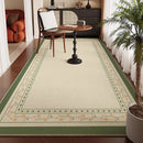 Axyaa Luxury Floral Living Room Carpet: Elegant Printed Area Rug for Bedroom & Living Space