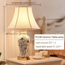Axyaa Ceramic LED Table Lamp | Modern Luxury Desk Light for Home Living Room