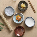 Axyaa Irregular Ceramic Dinner Plate High Foot Sushi Dessert Snack Specialty Tableware