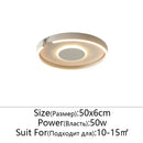 Axyaa Rose Gold LED Ceiling Light - Modern Ring Design for Home Lighting