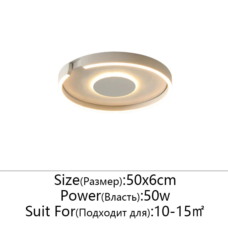 Axyaa Rose Gold LED Ceiling Light for Home Lighting in Living Room, Bedroom, Study Room