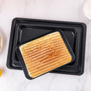 Axyaa Stainless Steel Non-Stick Baking Tray for Bread Cake Loaf Pan BBQ Plate