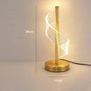 Axyaa LED Table Lamp Dimmable Touch Switch Modern Bedroom Living Room Desk Light