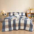 Axyaa Fluffy Warm Duvet Insert: Thick Autumn Winter Comforter Quilt for Bed