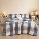 Axyaa Fluffy Warm Duvet Insert: Thick Autumn Winter Comforter Quilt for Bed