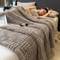 Axyaa Super Soft Velvet Queen Size Blanket - Ultra Cozy and Warm