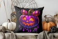 Haunted House & Bat Halloween Decor Pillow Cover for Axyaa - Sofa Bedroom Car Decor