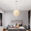 Axya White Acrylic Pine Cone Pendant Lamps - Nordic Creative Flowers Petal Hanging Lamp