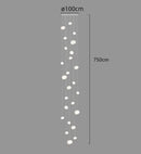 Axyaa Modern LED Ceiling Pendant Light Chandelier for Bedroom and Dining Room