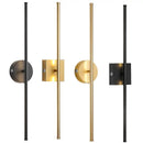 Axyaa LED Line Wall Sconces with Remote Control - Dimmable Decor Light