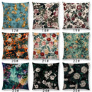 Axyaa Botanical Garden Floral Leaves Print Pillow Case Cover
