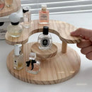 Axyaa Wooden Display Stand for Perfume, Figures, and Dolls