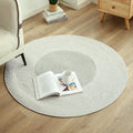 Axyaa Cotton Circular Floor Mat for Living Room and Bathroom