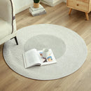 Axyaa Cotton Circular Floor Mat for Living Room and Bathroom