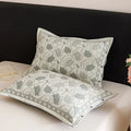 Axyaa Cotton Linen Gauze Jacquard Pillowcase Set, 48x74cm, Home Comfort Pair