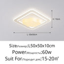 Axyaa Minimalist Modern White Ceiling Light for Living Room Bedroom Indoor Lighting