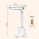 Axyaa LED Desk Lamp: Dimmable Touch Night Light, USB Rechargeable, Eye Protection, Foldable