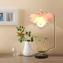 Axyaa Lotus Table Lamp - Chinese Style Art Decor for Living Room, Bedroom, Study