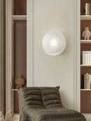 Axyaa French Cream Wind Wall Lamp - Elegant Carved Design for Bedroom & Living Room