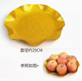 Axyaa Acrylic Fruit Plate Snack & Dim Sum Serving Tray for Melon Seeds and Dried Fruits