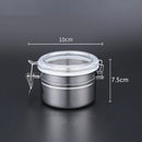 Axyaa Stainless Steel Tea Can Fresh-keeping Jar Grains Container