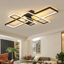 Axyaa Modern LED Chandelier: Nordic Aluminum Ceiling Light with Remote Control