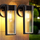 Axyaa Solar LED Fence Garden Lights Waterproof Patio Deck Decor