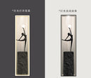 Axyaa LED Abstract Wall Lamp: Modern Atmosphere Mural for Entrance, Corridor, Staircase