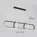 Axyaa Modern Minimalist LED Hanging Lamps for Dining Table and Kitchen