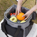 Axyaa Outdoor Insulated Picnic Bag - Large Capacity, Portable, and Multi-functional