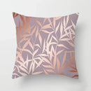Axyaa Pink Geometric Print Decor Pillow Cover for Modern Luxury Home