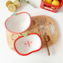 Axyaa Ceramic Fruit Bowl for Baking, Steaming Eggs, Home Kitchens - Microwave & Oven Safe