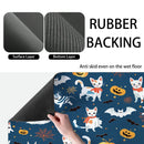 Axyaa Halloween Pumpkin Absorbent Anti-slip Drying Mat for Kitchen and Bathroom