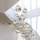 Axyaa Staircase & Indoor Spotlights Ceiling Lamp Set for Living Room Decor