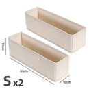 Axyaa Underwear Drawer Organizer Clothes Bra Socks Pants Storage Box for Wardrobe