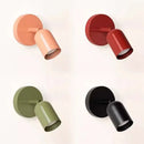 Axyaa Macaron Iron Wall Lamp: Modern Nordic Rotatable LED Light for Home Decor