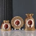 Axyaa Ceramic Vase Set for Stylish Dried Flowers Arrangement and Home Decor
