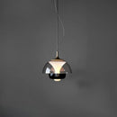 Axyaa Glass Ball Dimmable Pendant Chandelier for Bedroom and Children's Room