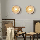 Axyaa LED Wall Lamp - Nordic Modern Design - Yellow Stone - Pull Chain - Home Decor