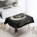 Axyaa Eid Mubarak Mosque Tablecloth: Waterproof, Anti-fouling, Islamic Home Decor