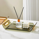 Axyaa Decorative Plastic Tray Serving Organizer Bread Box Home Decoration