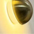 Axyaa Mushroom Wall Lamp: Creative Iron Half Circle Lighting Fixture
