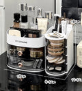 Axyaa Vanity Makeup Organizer with Drawer and Brush Holder
