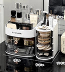 Axyaa Vanity Makeup Organizer with Drawer and Brush Holder