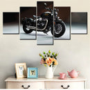 Axyaa Cool Bikes Canvas Wall Art Poster Set for Living Room Decor